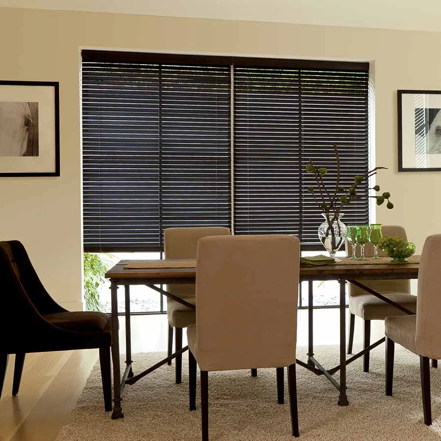 wooden blinds